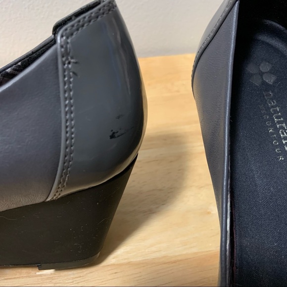 Naturalizer N5 Leather Wedge Arch Support Shoes size 7 - Picture 4 of 11